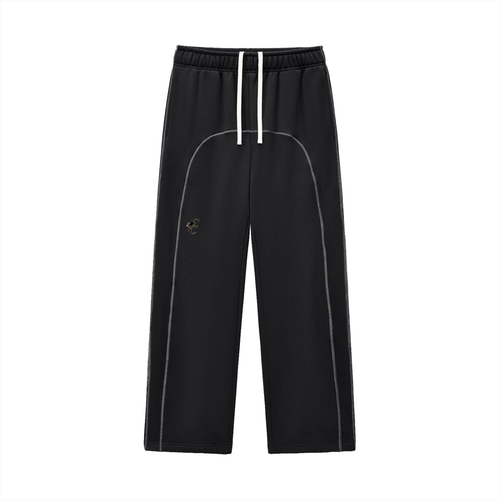 Contrast Fleece Sweatpants